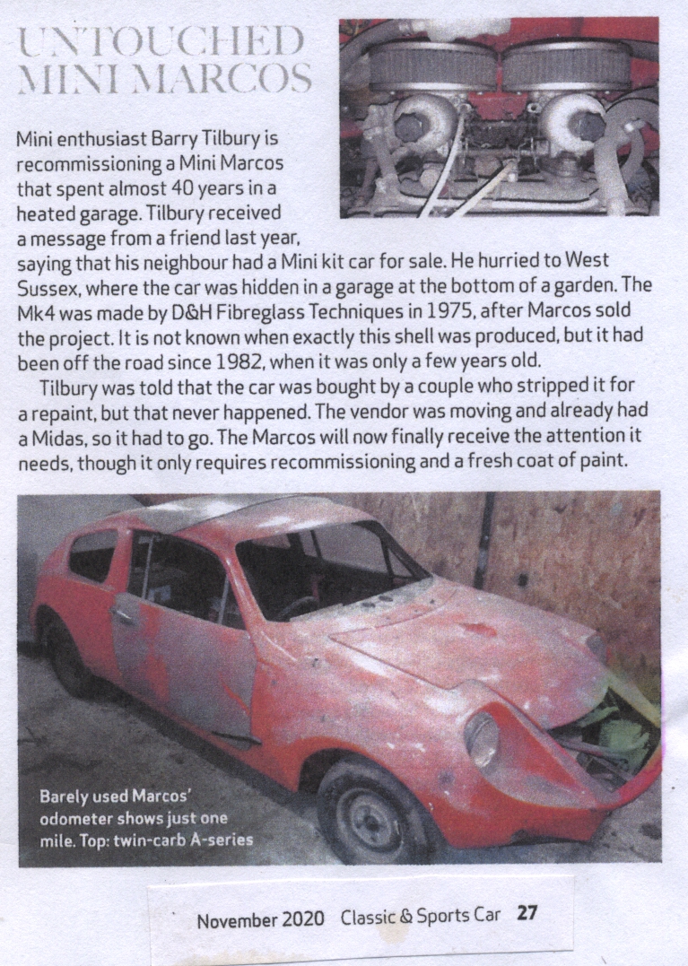 Baz’s Mini Marcos