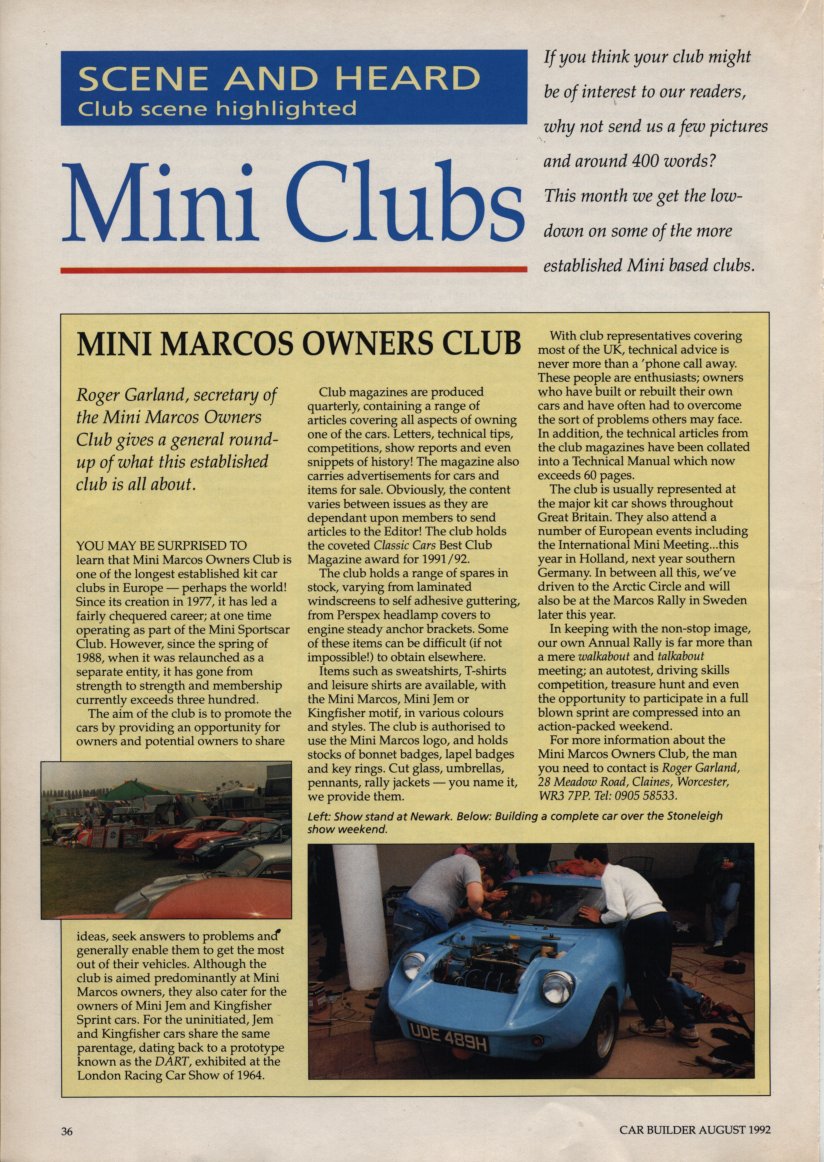 Mini Clubs