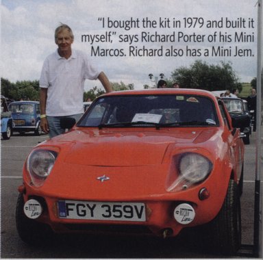 Richard Porter and Mini Marcos