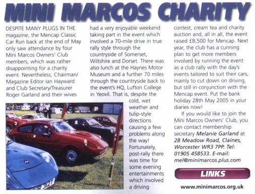 Mini Marcos Charity