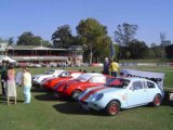 Cars and pavilion