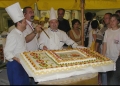 Cutting the cake